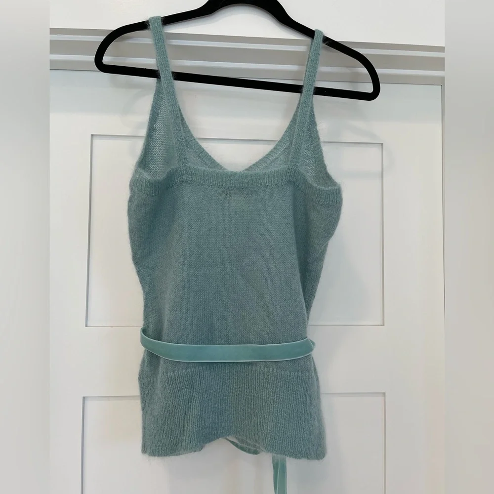 Vintage Banana Republic Soft Blue Mohair Knit Camisole - Picture 2 of 10